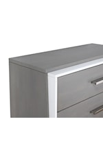 New Classic Zephyr Contemporary Dresser & Mirror Set
