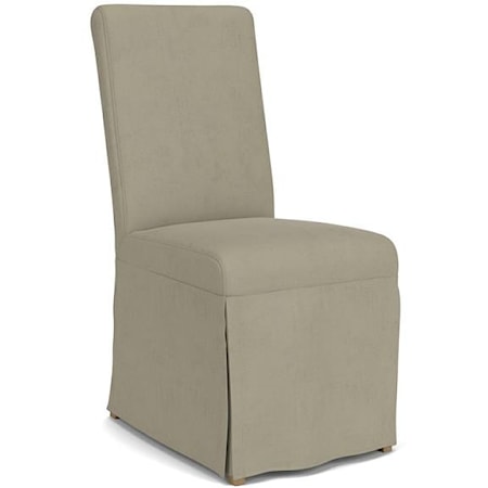 Upholstered Skirted Side Chair