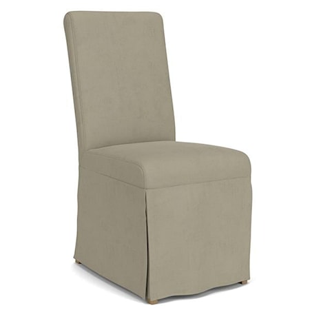 Upholstered Skirted Side Chair