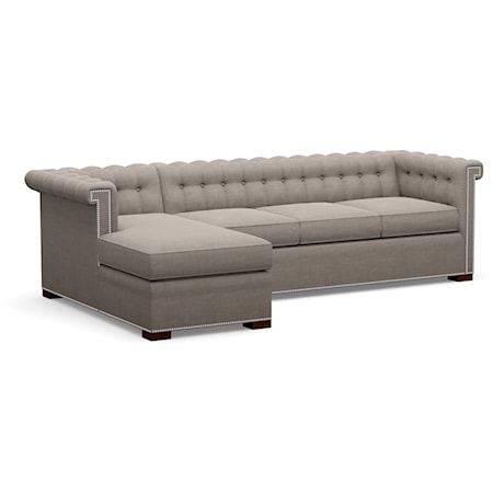 2-Piece Chaise Sectional Sofa