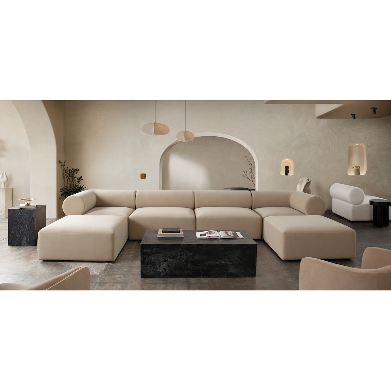 Diamond Sofa Furniture Zia Ottoman