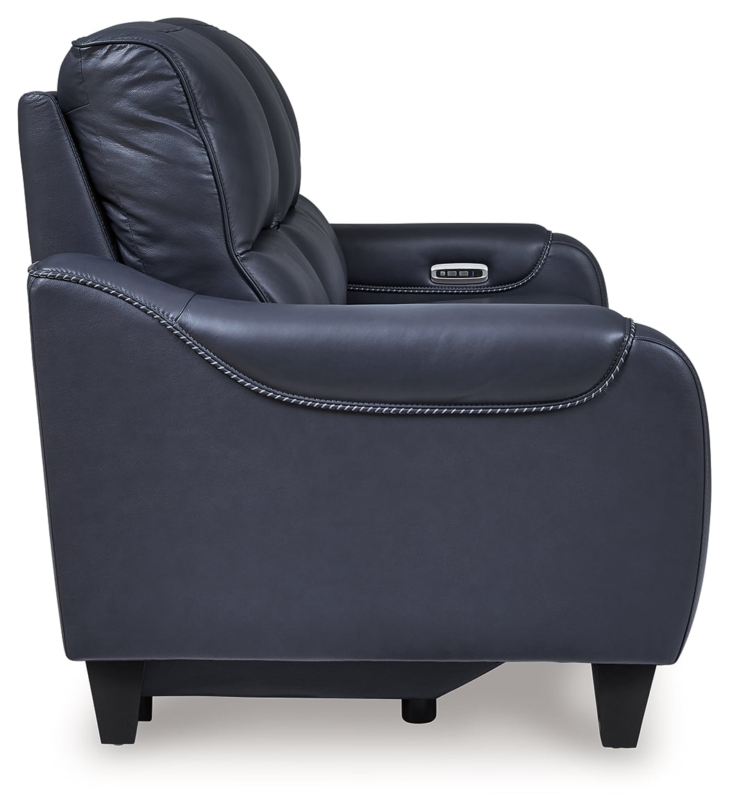 Pwr Rec Sofa With Adj Headrest