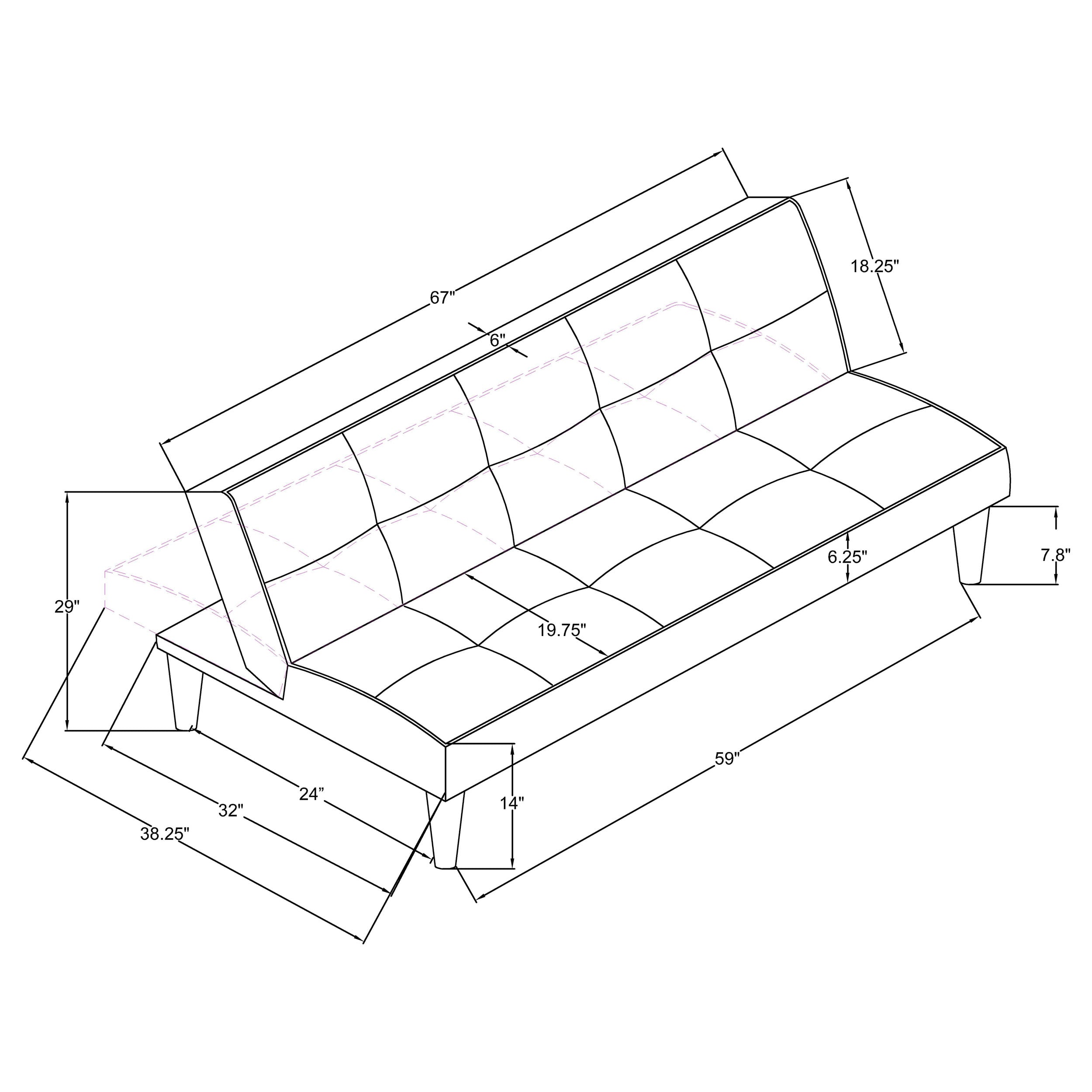 Katrina Tufted Convertible Sofa Bed