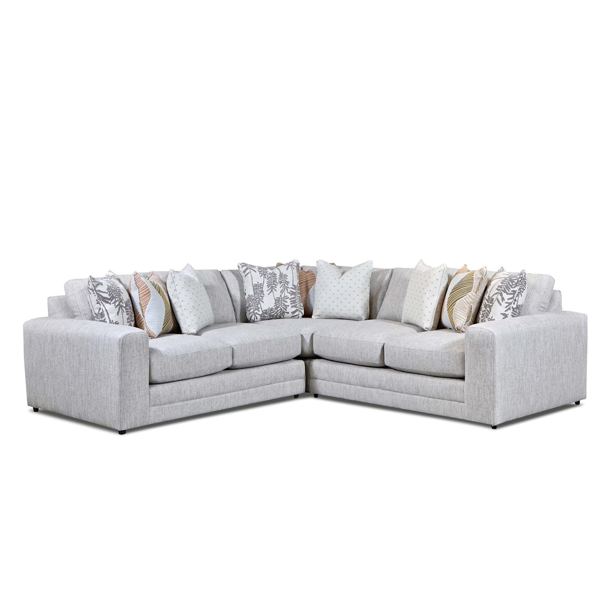 Fusion Furniture 7003 LOXLEY COCONUT Sectional