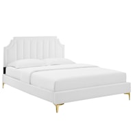 Performance Velvet Full Platform Bed