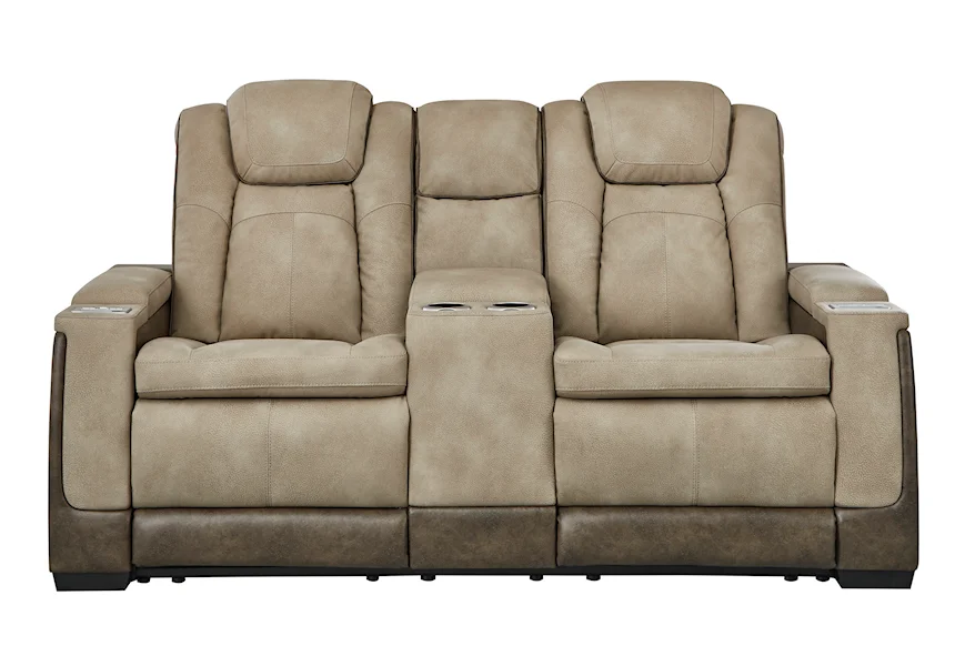 Next-Gen DuraPella Power Reclining Loveseat w/ Console by Signature Design by Ashley at Zak's Home Outlet