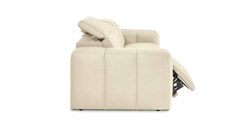 Airy Leather Power Reclining Sofa