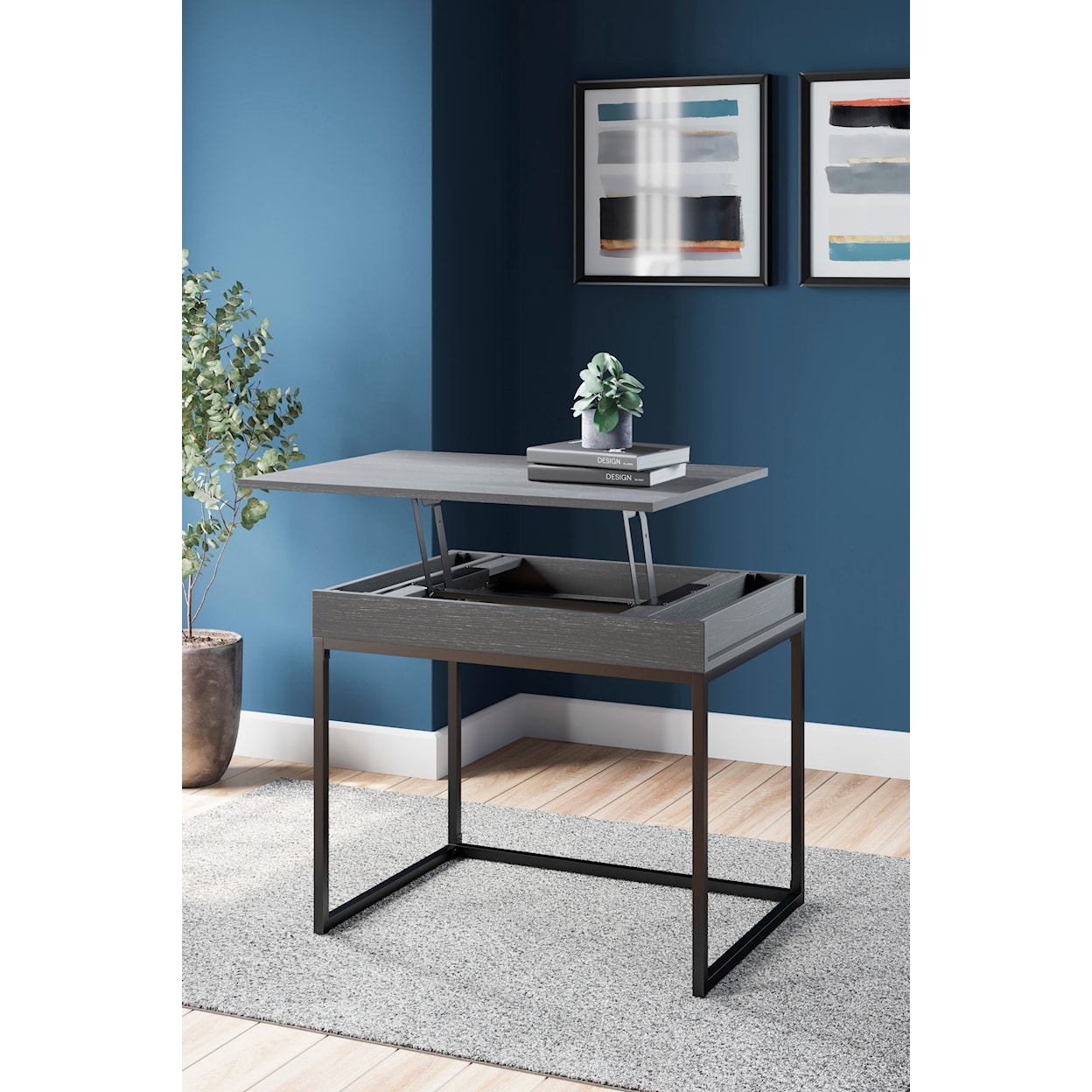 Signature Design by Ashley Yarlow 36" Home Office Lift-Top Desk