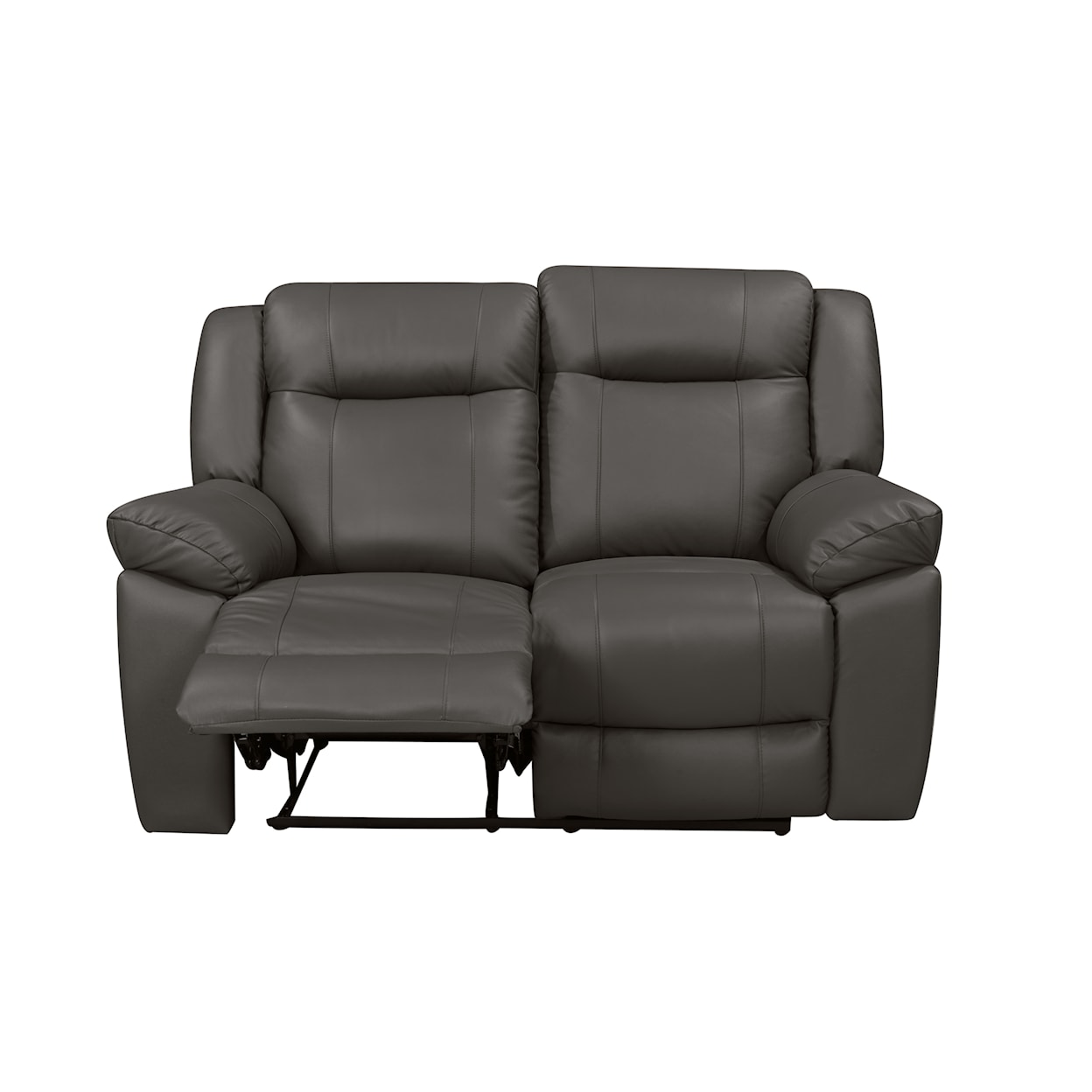 New Classic Taggart Leather Loveseat W/ Dual Recliners