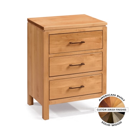 3-Drawer Night Stand