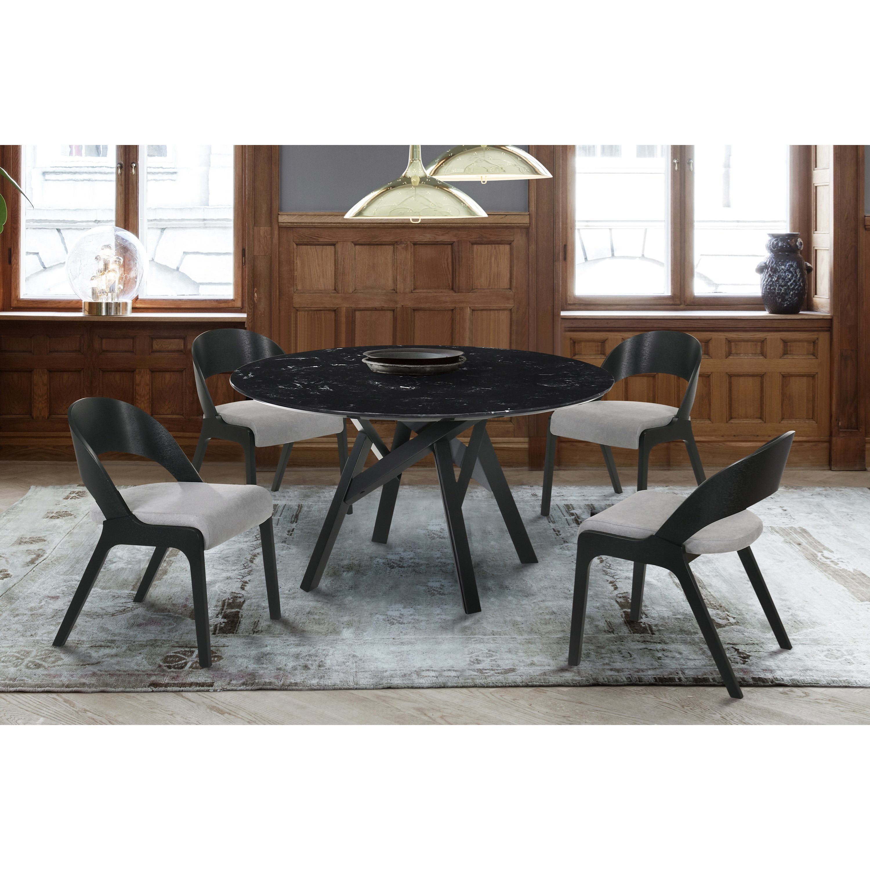 Armen Living Venus 5-Piece Dining Set