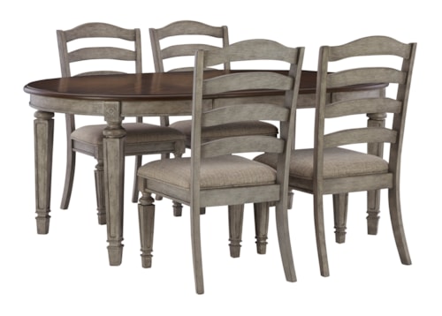 Traditional 5-Piece Dining Set