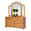 Millcraft Sierra Classic Tri-Fold Dresser Mirror