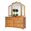 Millcraft Sierra Classic Dresser and Mirror Bedroom Set