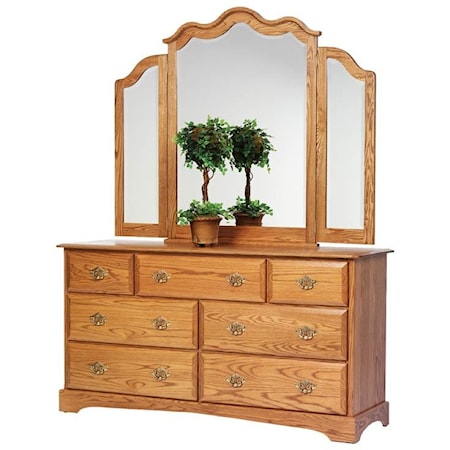 Dresser and Mirror Bedroom Set