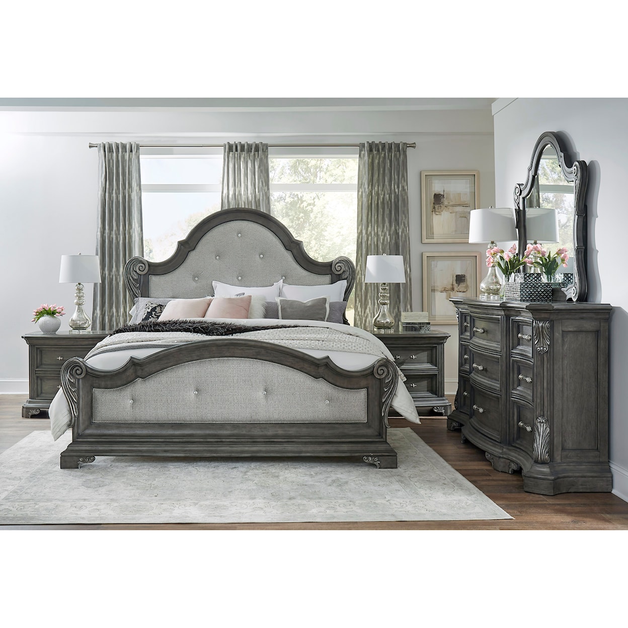 Pulaski Furniture Vivian California King Panel Bed