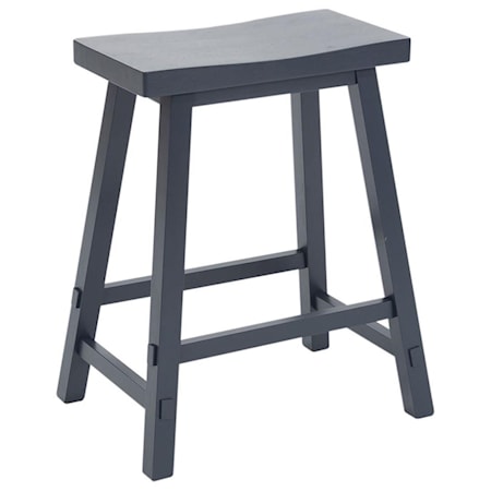 24 Inch Sawhorse Counter Height Stool