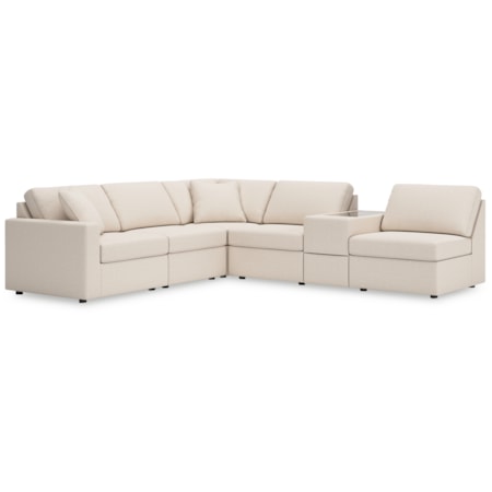 6-Piece Sectional Console