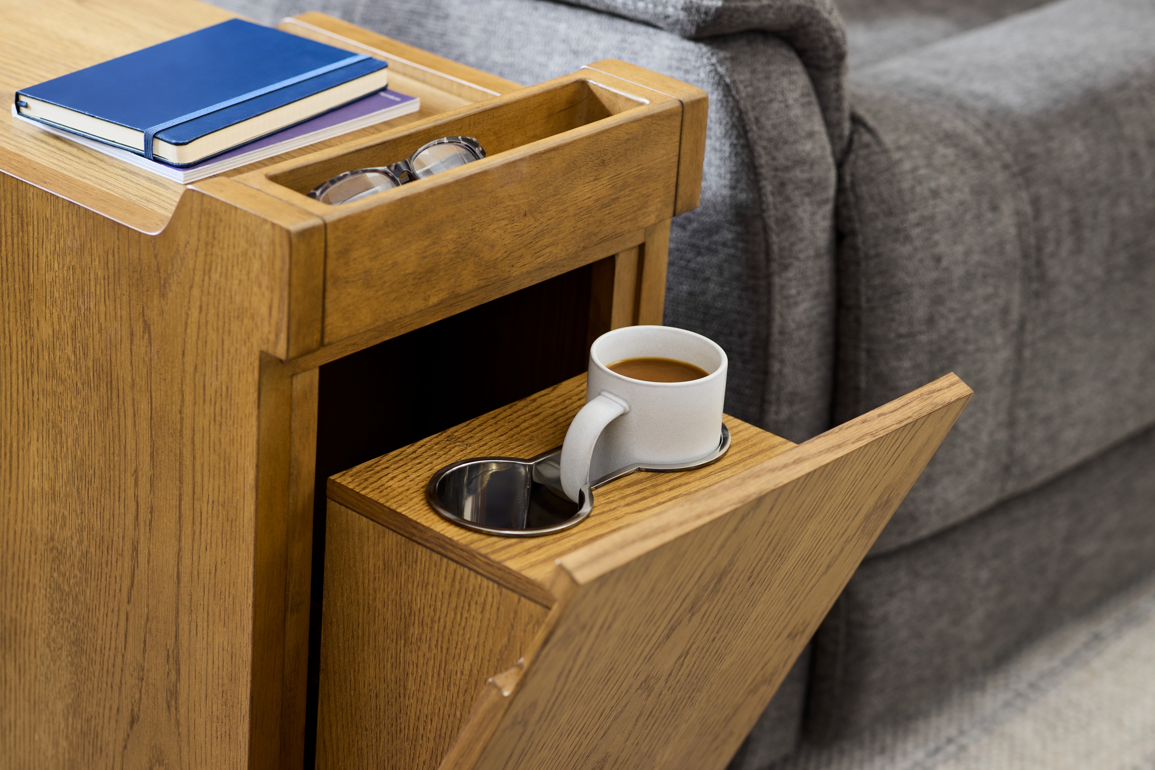 Flexsteel Statements Sidekick Smart Side Table