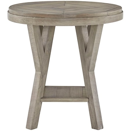 Transitional End Table