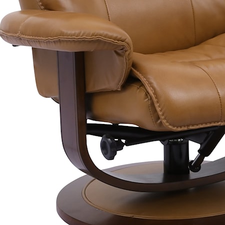 Swivel Chair and Ottoman