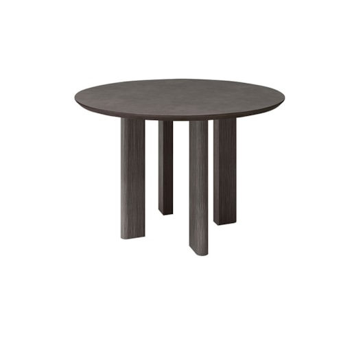 54" Round Counter Height Table - Smoke/Iron