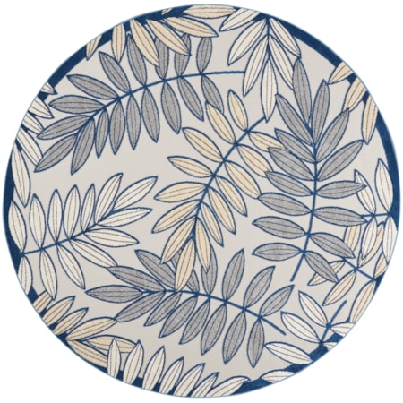 7'10" Round  Rug
