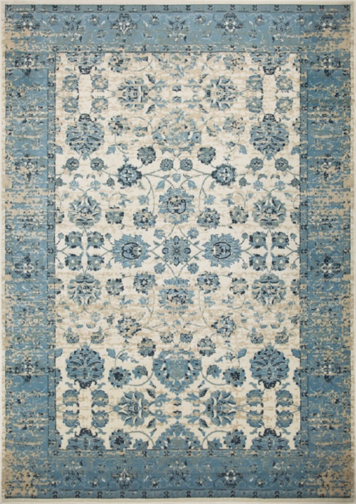 2'2" x 7'11" Ivory Runner Rug