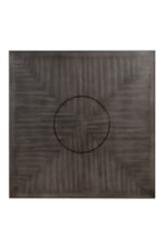 Quarter cut walnut veneers with a tight straight wood grain and center lazy Susan