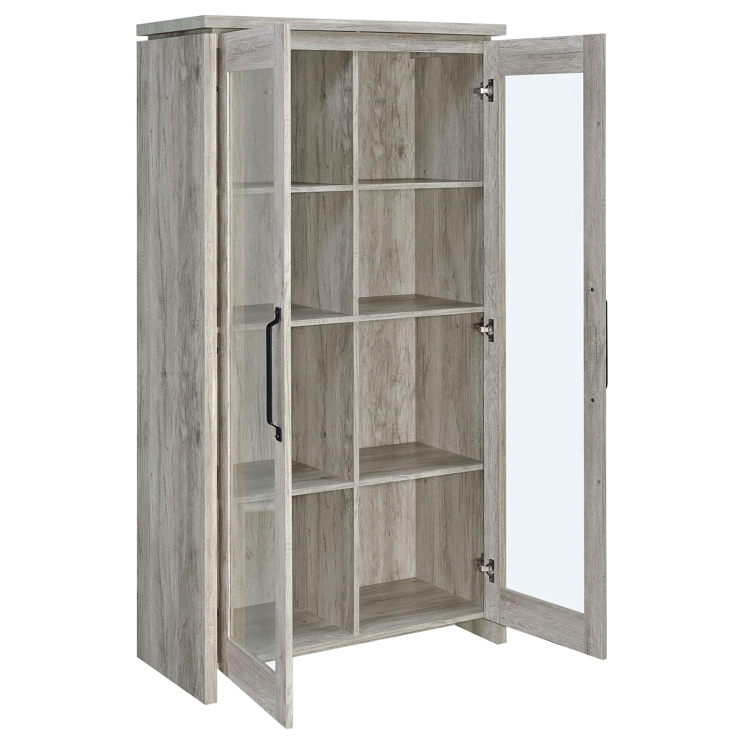 GREY 35.5 X 15.5 X 69 | CURIO CABINET