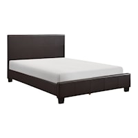 Contemporary Full Platform with Upholstered Head & Footboard