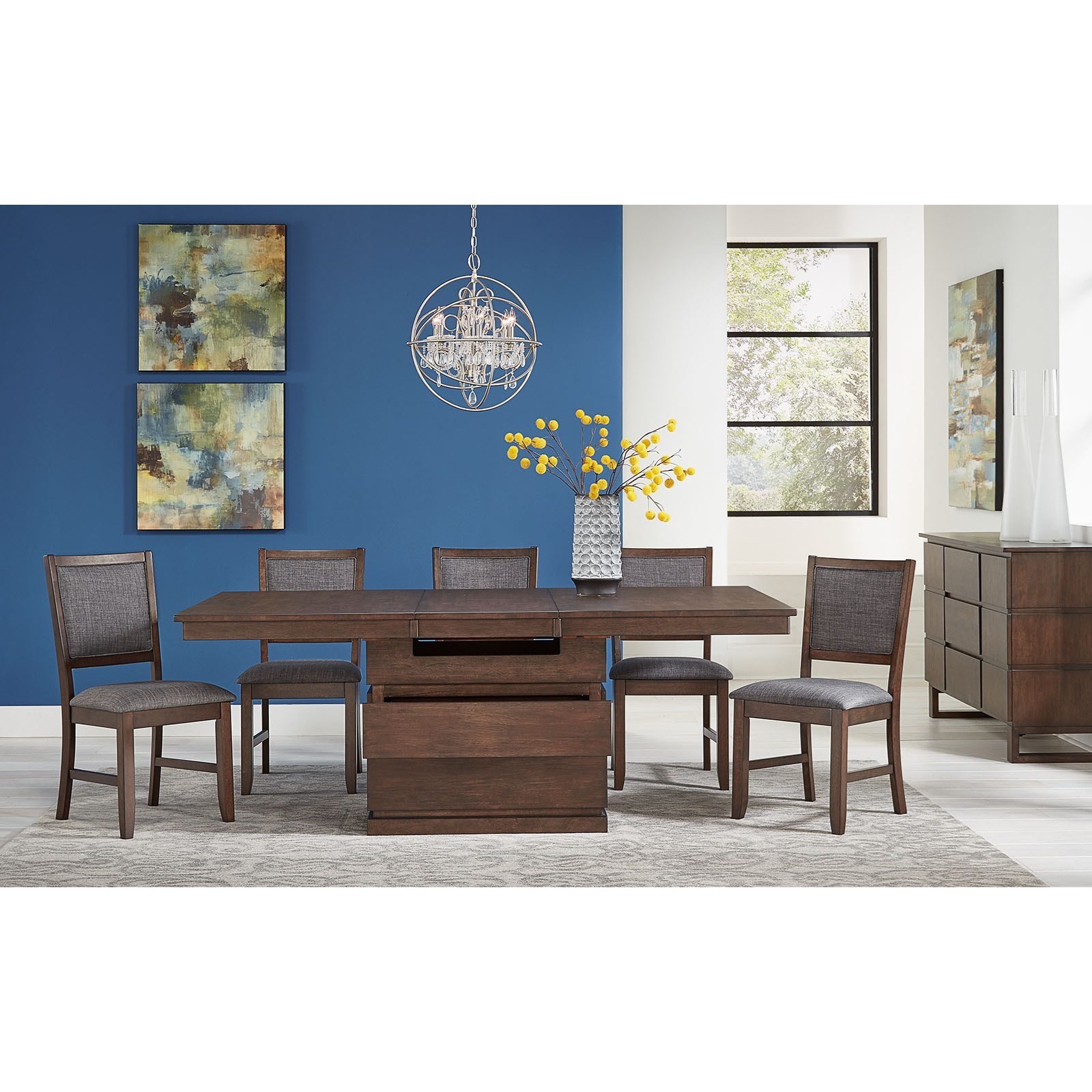 Umber Chesney Convertible Height Storage Table