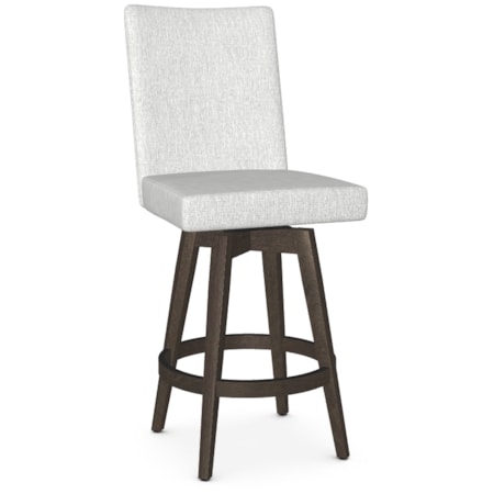 Upholstered Counter Height Swivel Stool