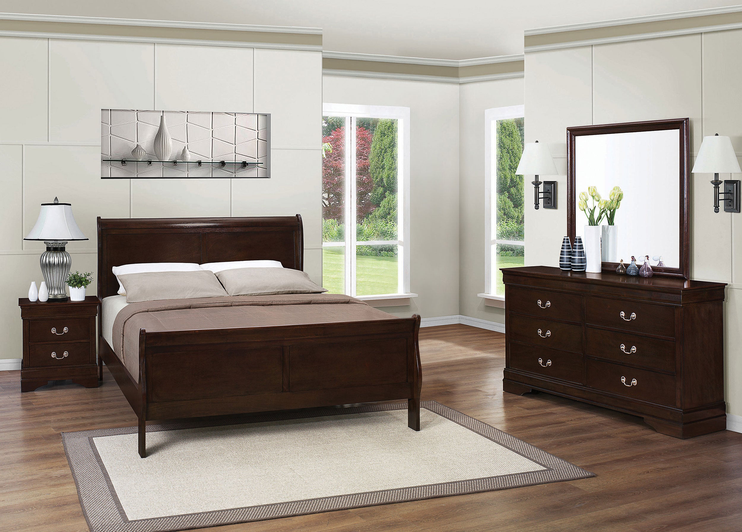 Coaster Louis Philippe 4-piece Full Bedroom Set
