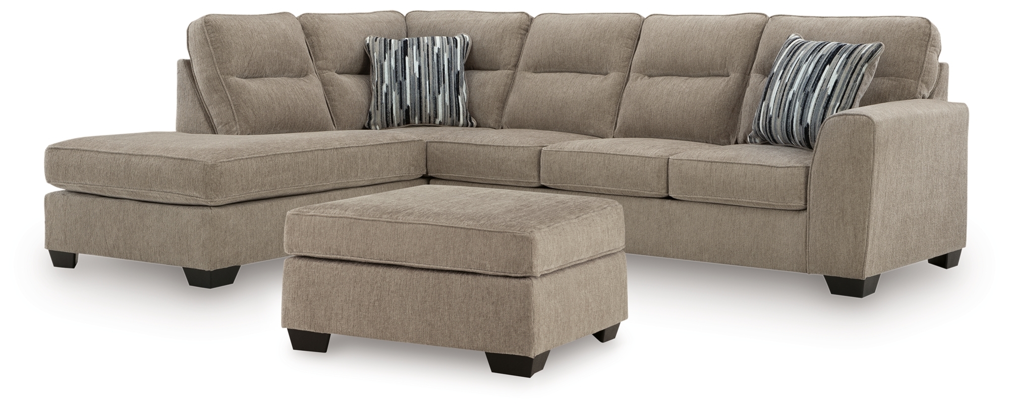 2-piece Sectional With Chaise And Ottoman