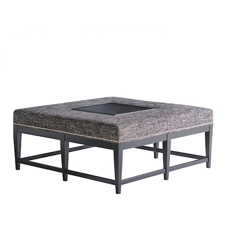 Carillon Ottoman with Removable Tray