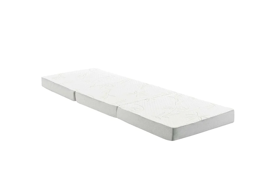 modway 4 relax tri-fold mattress topper