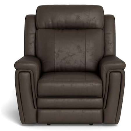 Asher Contemporary Wall Hugger Power Recliner with Power Headrest