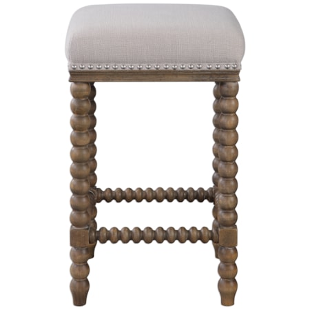 Pryce Wooden Counter Stool