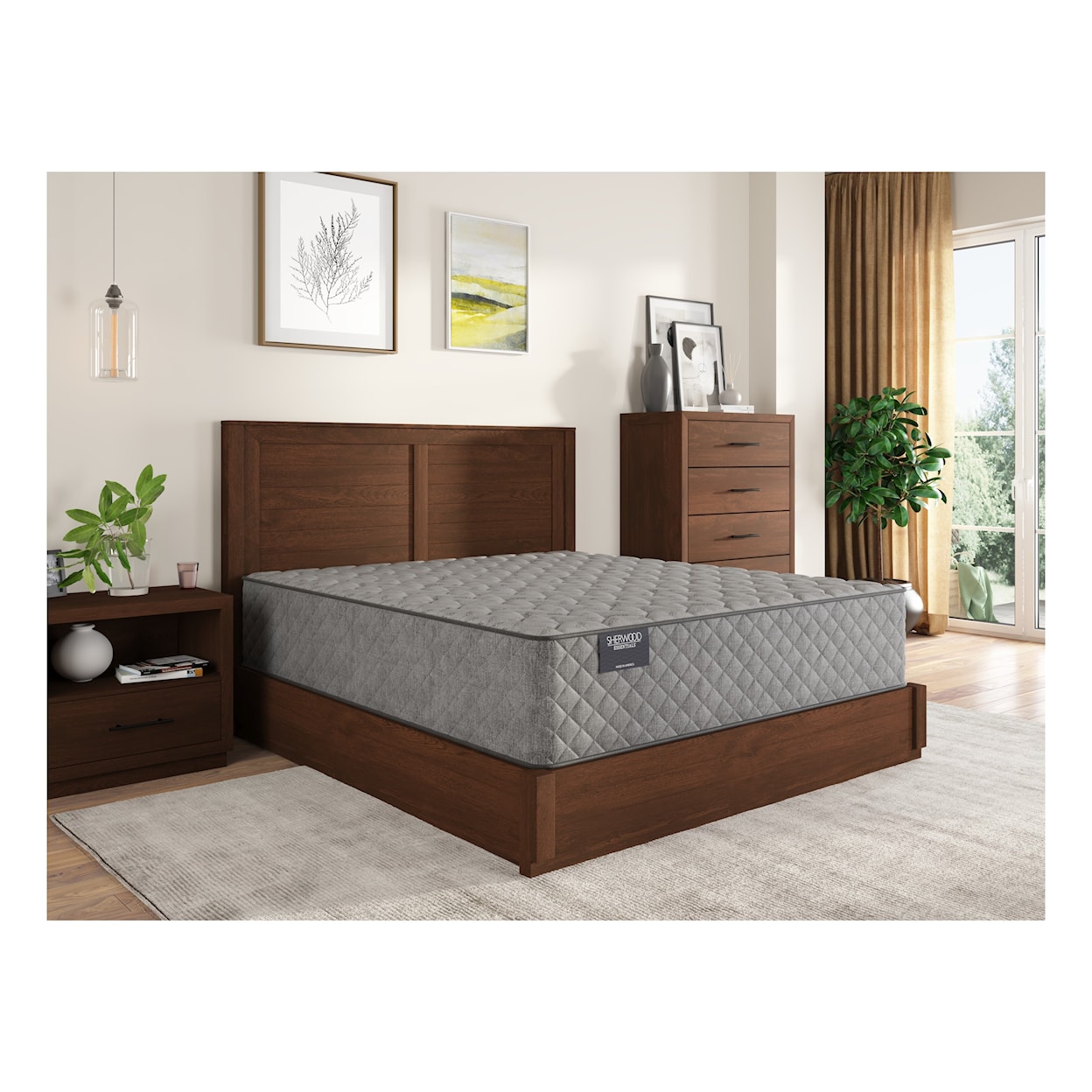 Sherwood Bedding Aspen Valley Firm Queen Firm Mattress