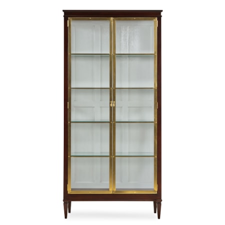 Brass Front Curio