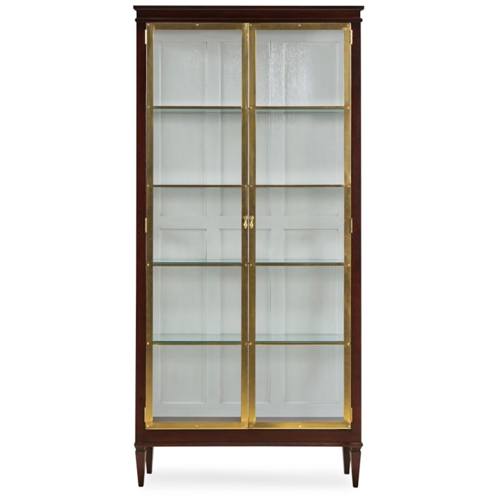 Century Maison '47 Brass-Front Curio Cabinet