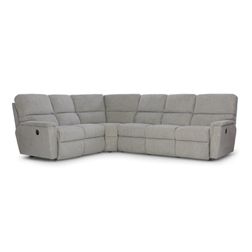 Casual 5-Seat Reclining Sectional Sofa