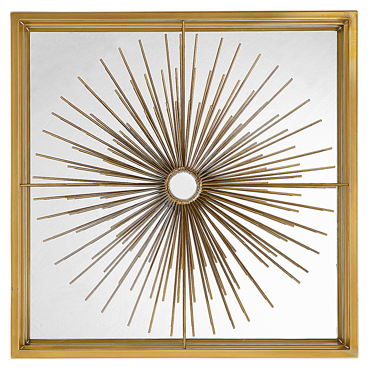 Uttermost Starlight Starlight Mirrored Brass Wall Decor