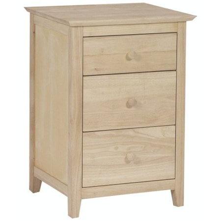 Lancaster 3-Drawer Nightstand