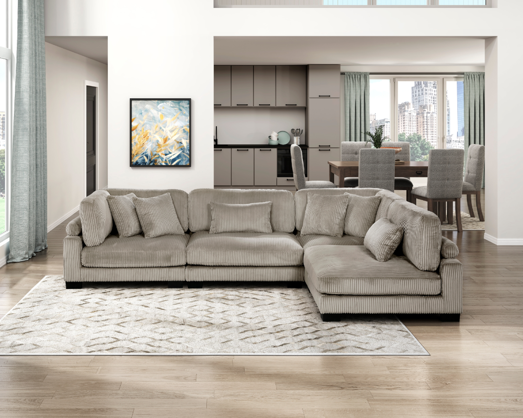 Homelegance Traverse 4-Piece Sectional Sofa