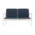 Blue with White Frame