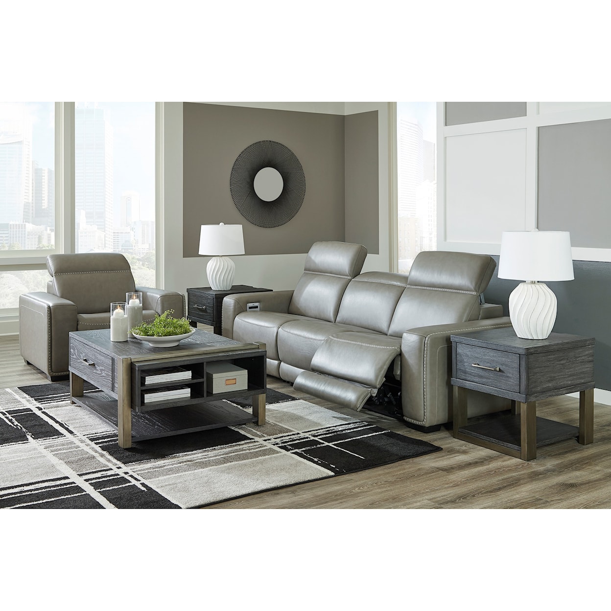 Signature Design by Ashley Correze Power Reclining Living Room Group