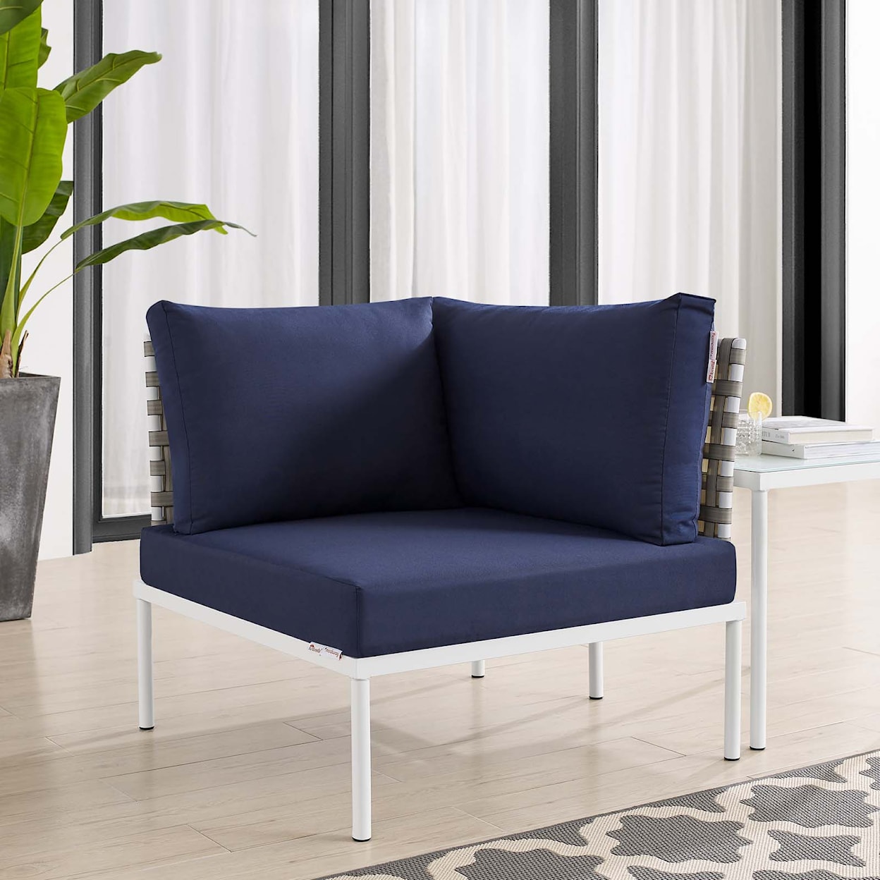 Modway Harmony Outdoor Corner Chair