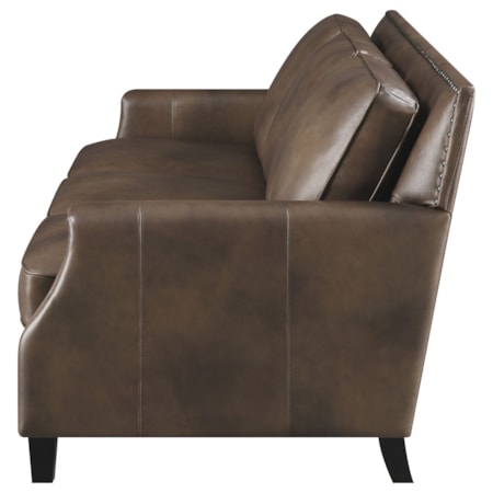 Leaton Recessed Arm Sofa Sugar